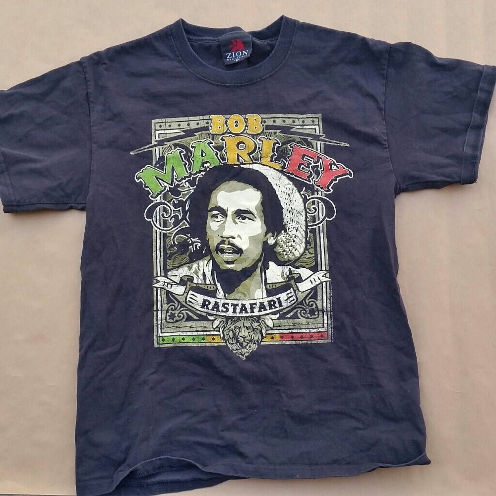 BOB MARLEY Rastafari Tshirt | M |